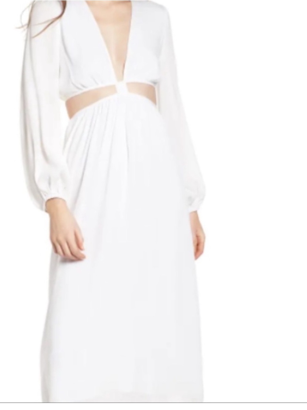 Wayf White Dress